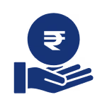 Hand holding money icon